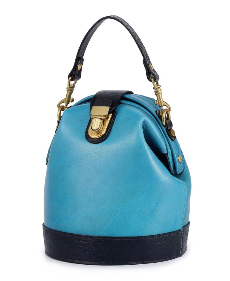 Doctor Mini Leather Bucket Crossbody Bag