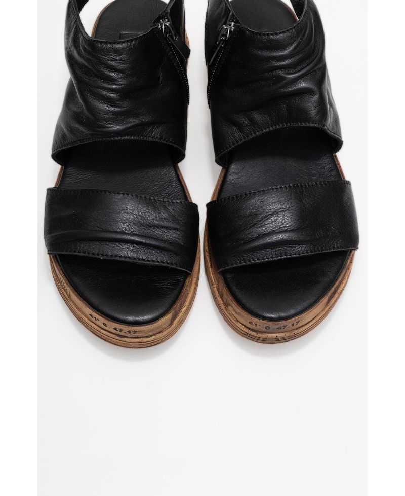 Lunas Leather Side-Zip Sandal (Women)