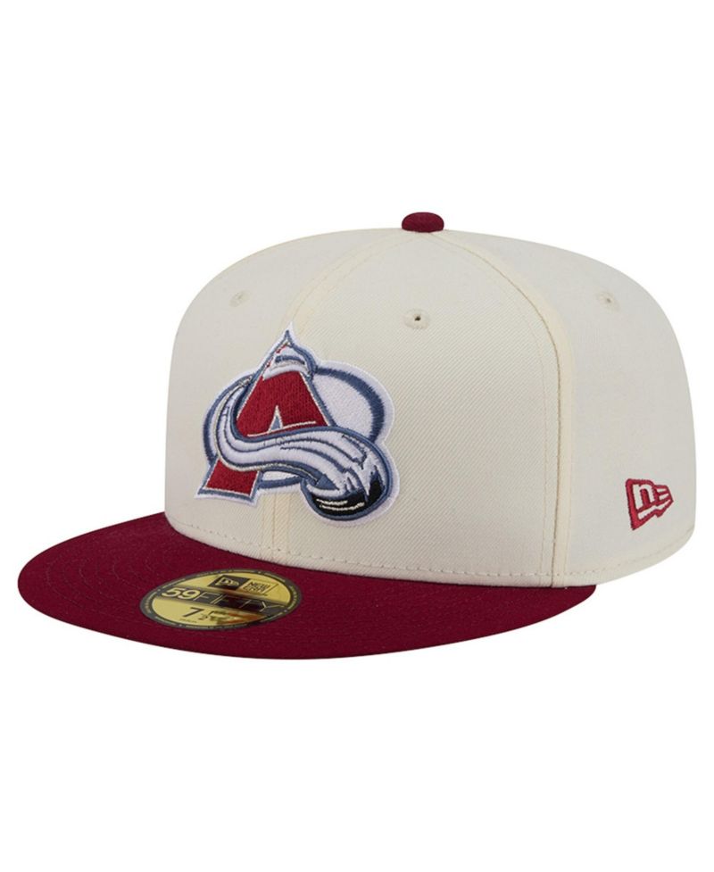 Men's Cream Colorado Avalanche 250th Anniversary of the United States Two-Tone 59FIFTY Fitted Hat