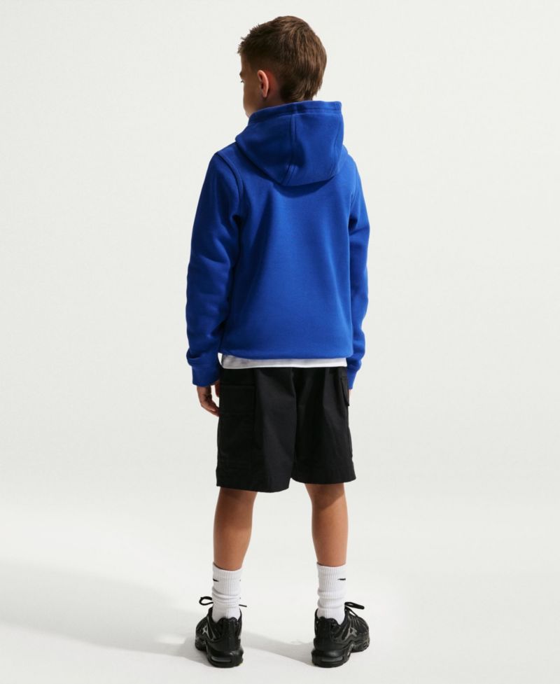 Big Boys and Girls Blue Chelsea Club Hoodie