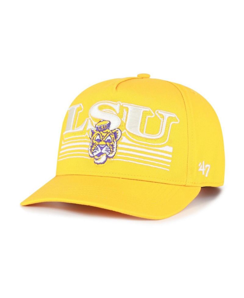 Men's Gold LSU Tigers Script Fade Hitch Adjustable Hat
