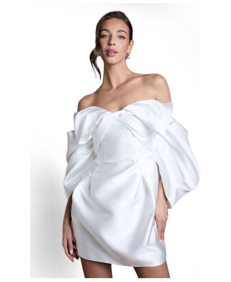 Women's Corset Off-Shoulder Bridal Dress