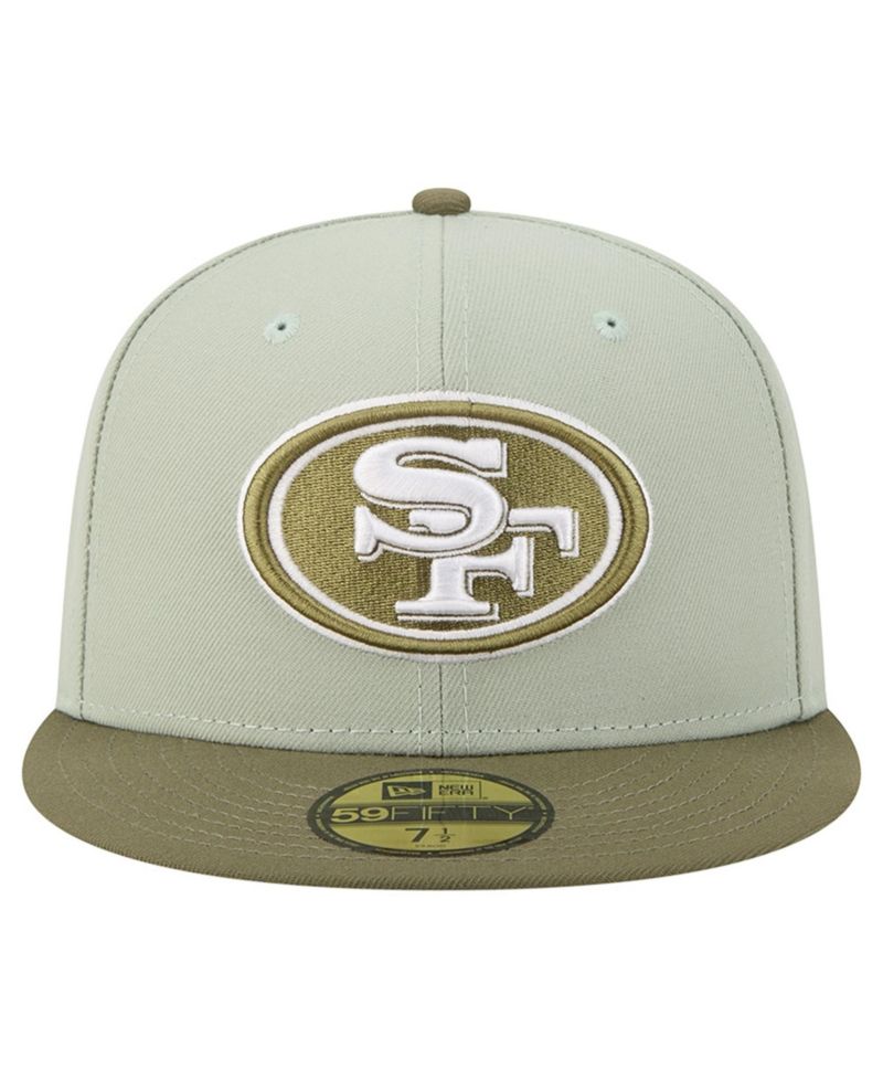 Men's Light Green/Olive San Francisco 49ers Color Pack 59FIFTY Fitted Hat