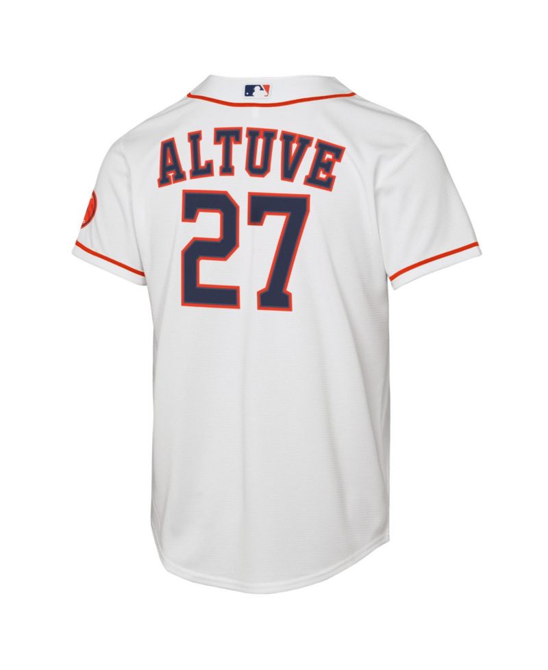 Big Boys and Girls Jose Altuve White Houston Astros Home Stadium Jersey