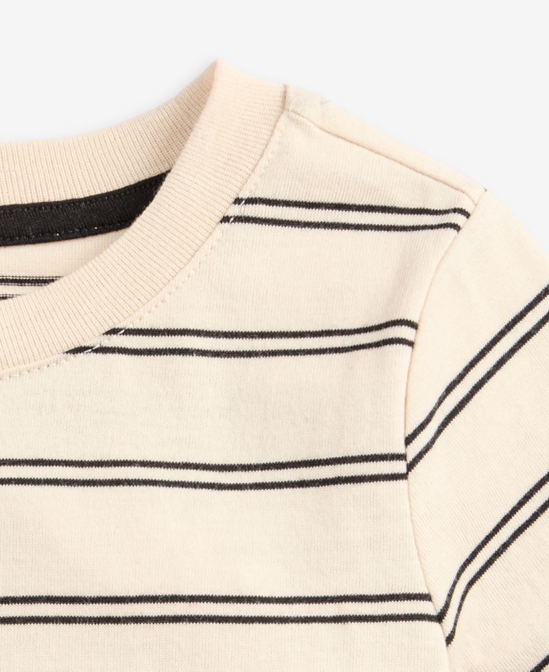 Toddler Boys' 12M-5T Double-Stripe Short-Sleeve T-Shirt