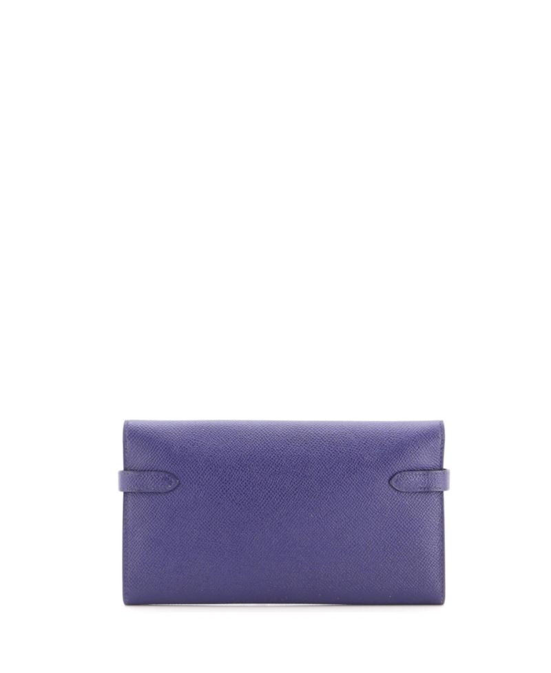 Pre-Owned Hermes Long Kelly Wallet Verso Epsom