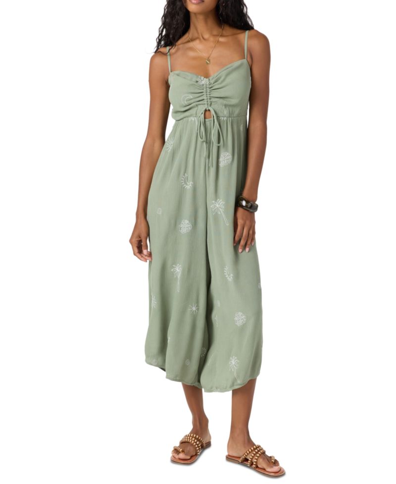 Women's Keiko Embroidered Side-Slit Jumpsuit