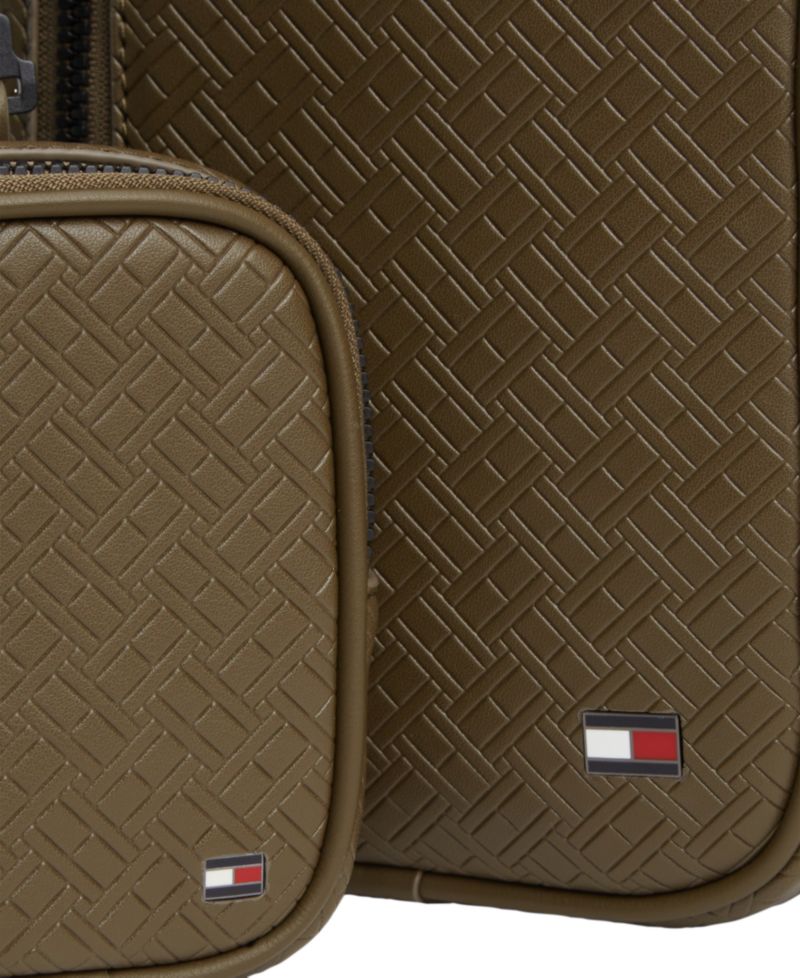 Men's Embossed Flag Sling Bag