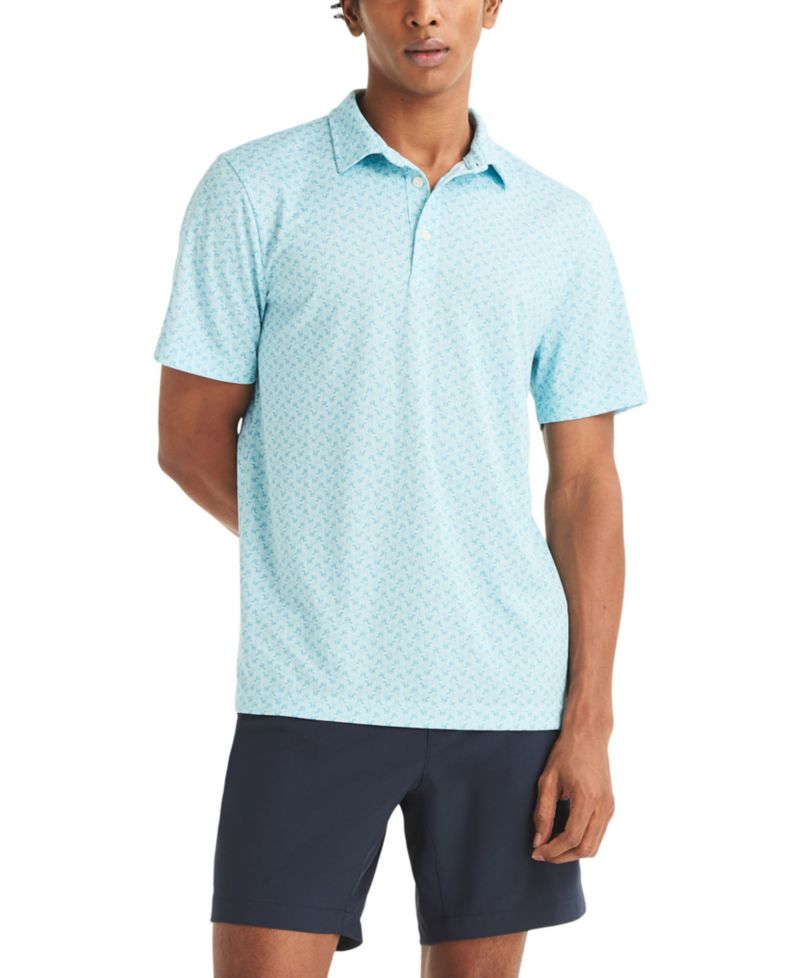Men's Drink Print Golf Polo Shirt