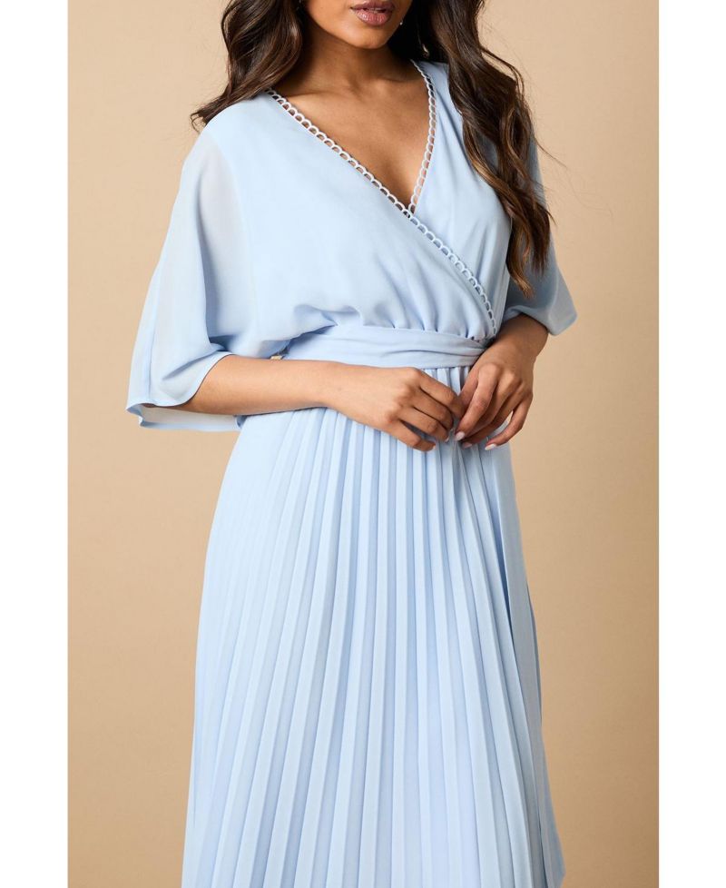 Women's Occasion Pleated Midi Dress