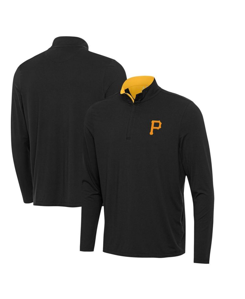 Men's Black Pittsburgh Pirates Content Quarter-Zip