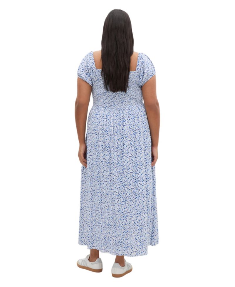 Women's Abbie Short Sleeve Floral Print Maxi Dress