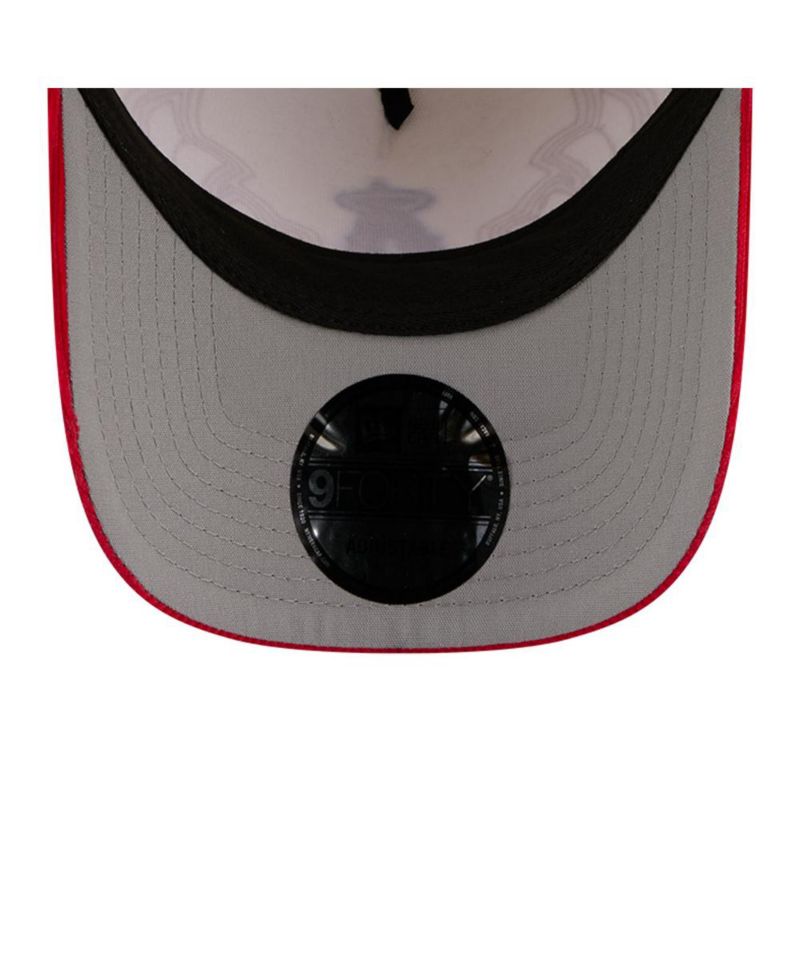 Men's Stone Los Angeles Angels Western Stitch 9FORTY A-Frame Adjustable Hat