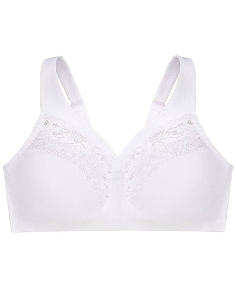 Women's Full Figure Plus Size MagicLift Wirefree Minimizer Support Bra 1003