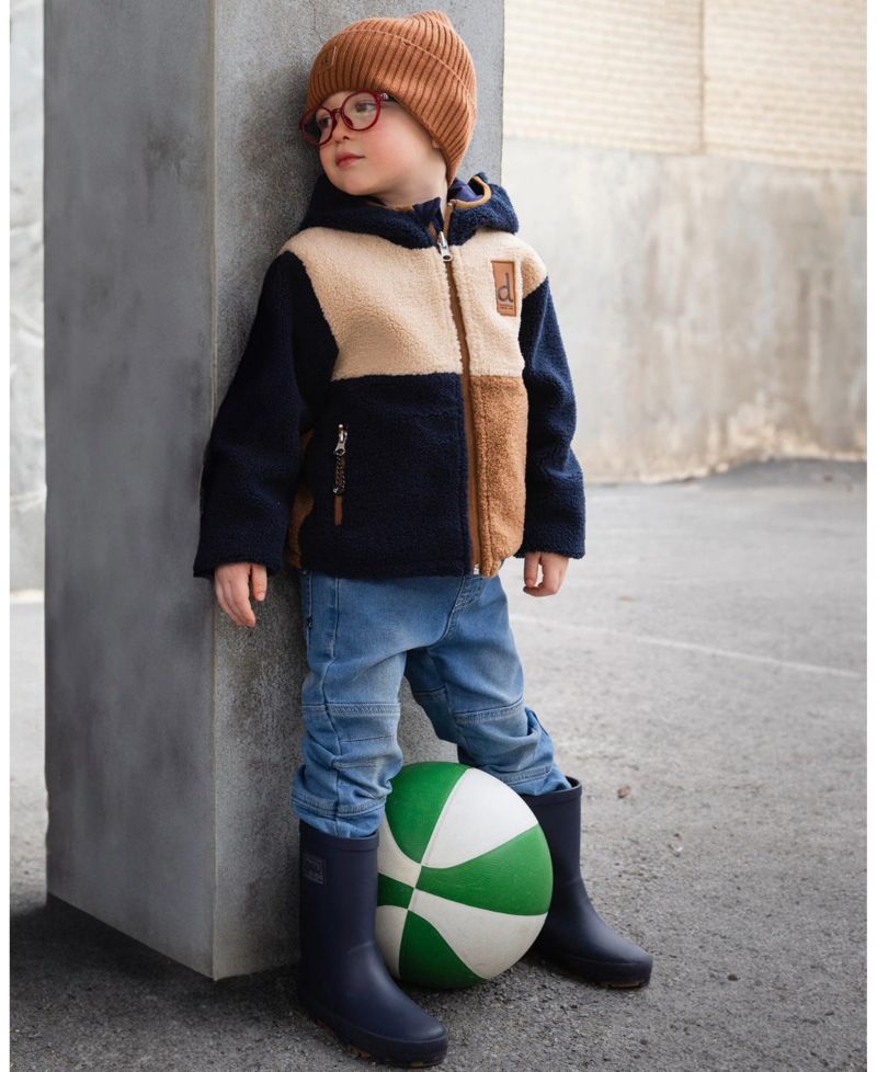Baby Boys' Reversible Sherpa Water-Resistant Jacket