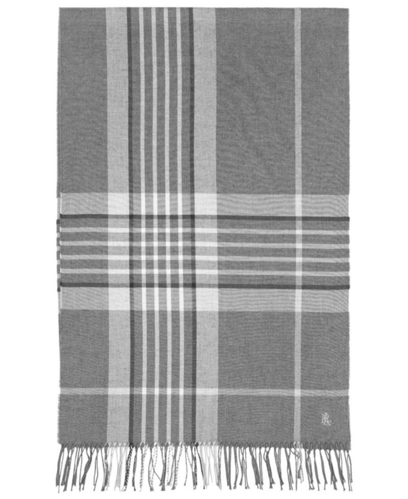 Exploded Plaid Scarf