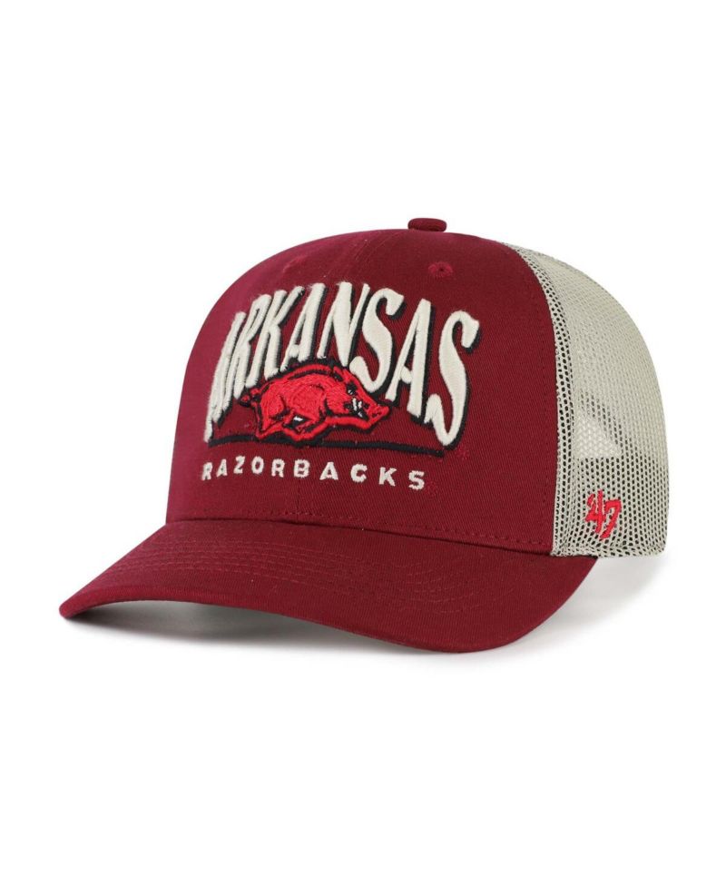 Men's Cardinal Arkansas Razorbacks Arid Adjustable Trucker Hat