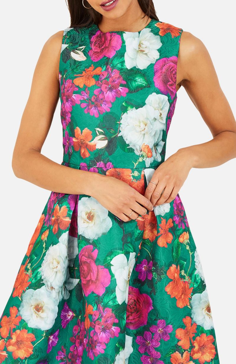 Women's Floral Skater Dress