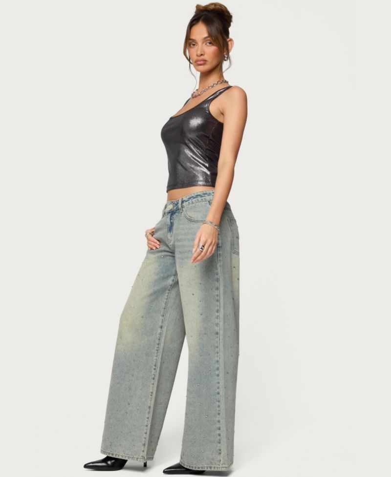 Women's Laidie Metallic Tank Top