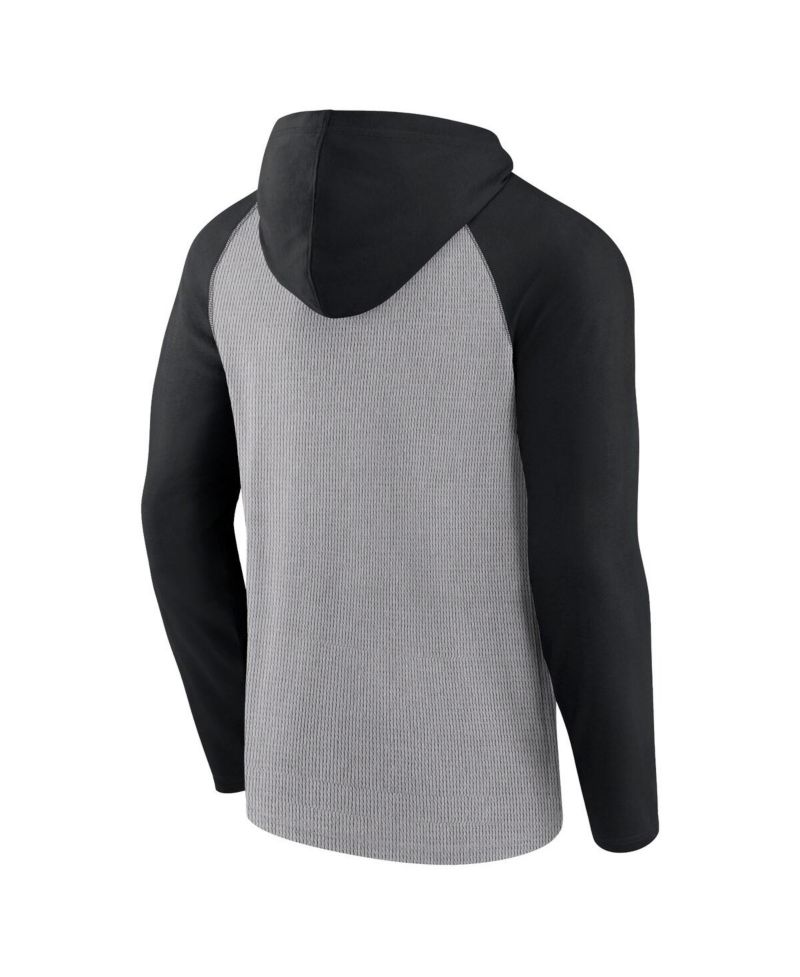 Men's Gray Jacksonville Jaguars Under Center Long Sleeve Hoodie T-Shirt
