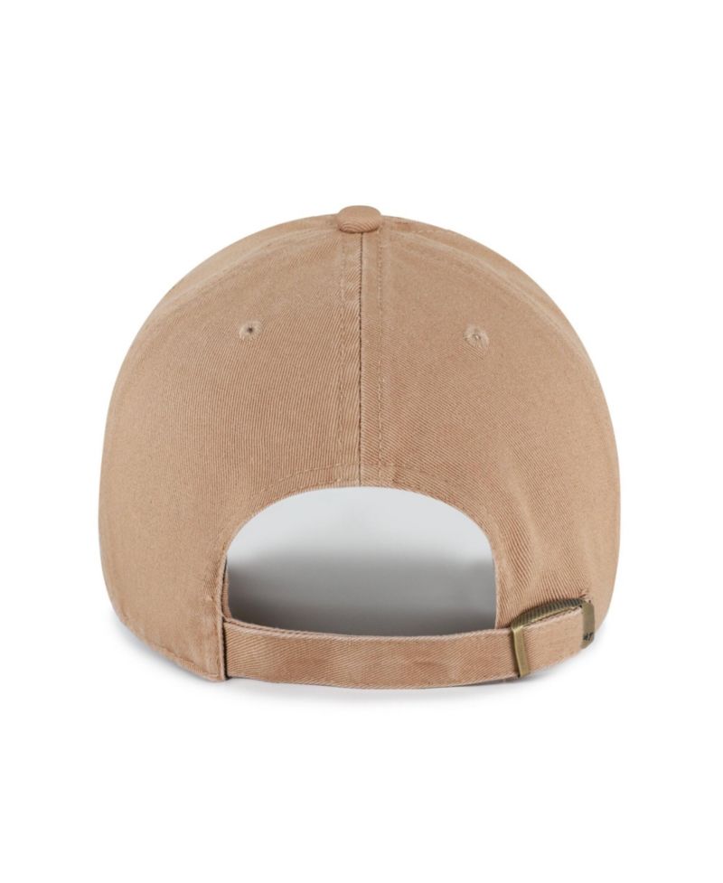 Men's '47 Khaki Wisconsin Badgers Vault Clean Up Adjustable Hat