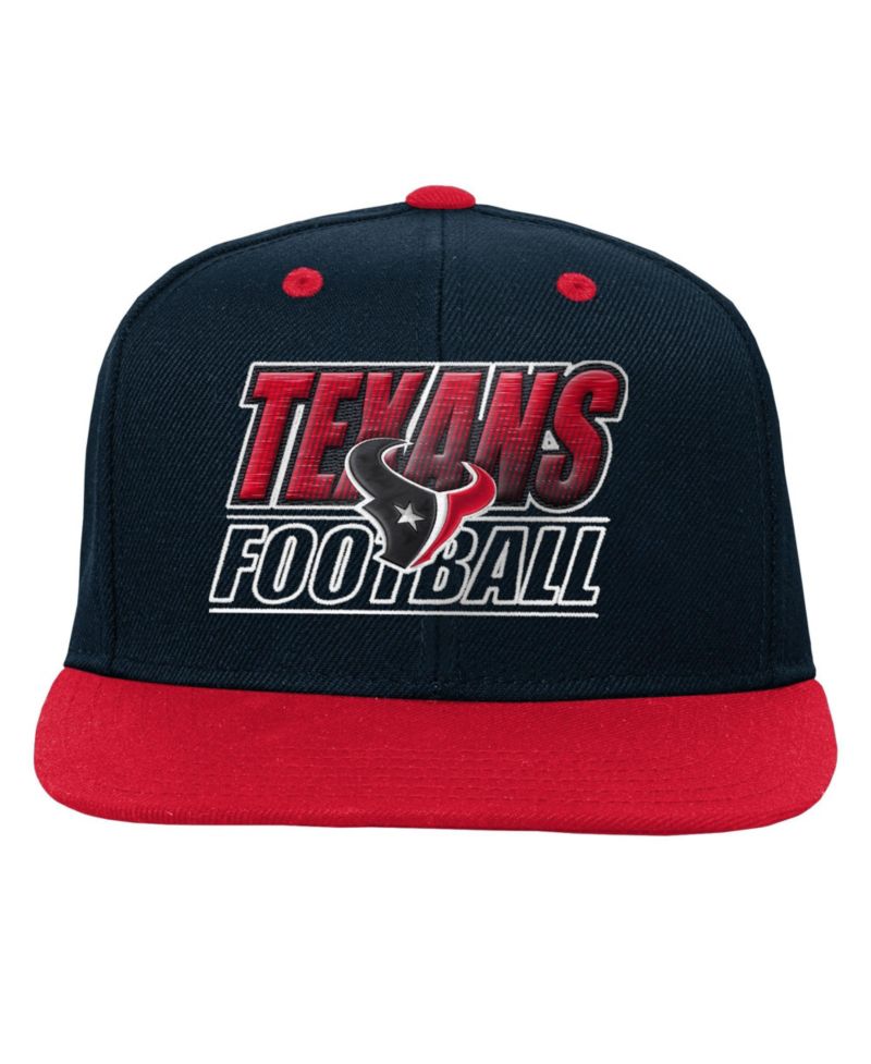 Big Boys and Girls Houston Texans Snapback Low-Crown Flat-Bill Cap