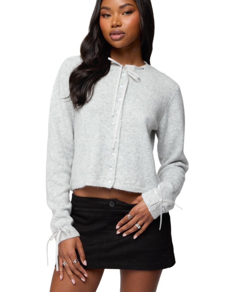 Women's Vickie Ribbon Knit Cardigan