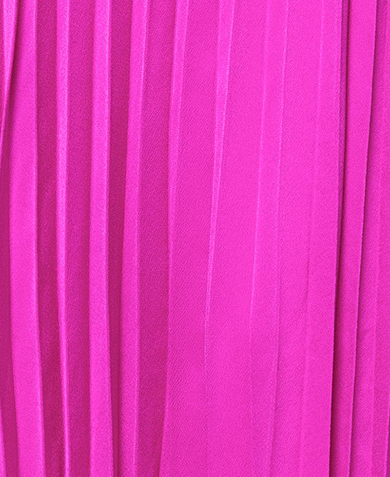 Women's Pleat Detail Ball Gown Dress