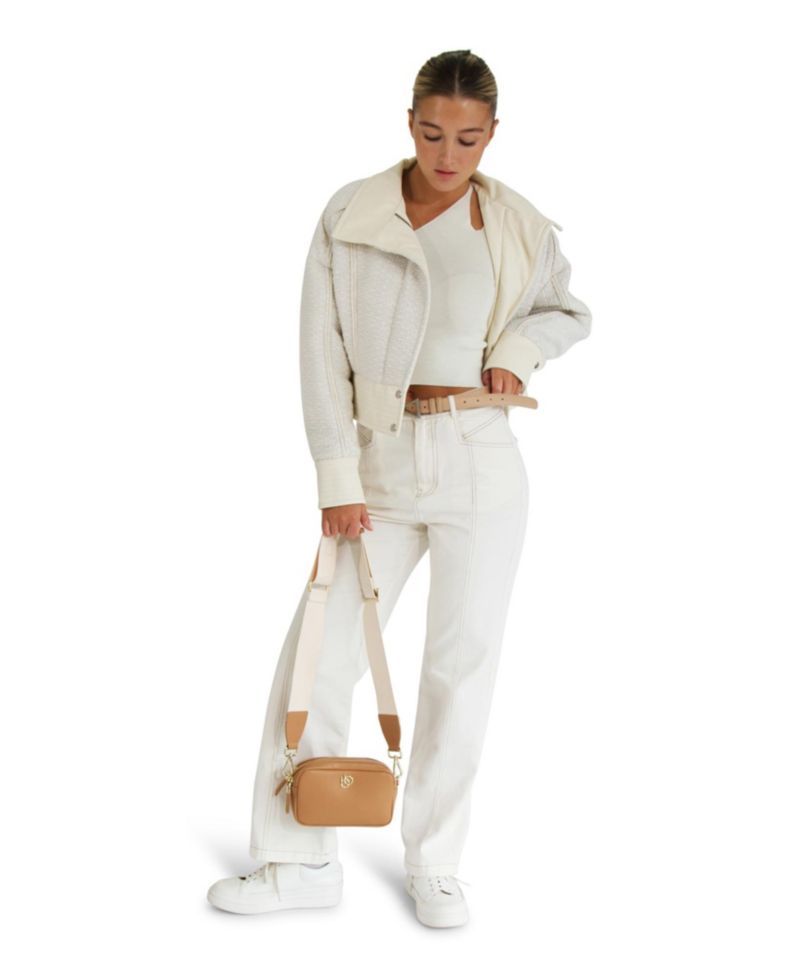 Women's Mad Love Cropped Bomber Jacket