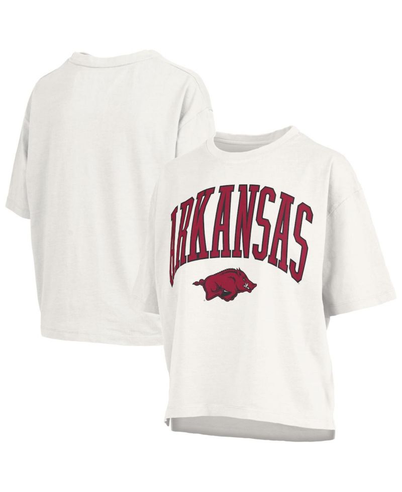 Women's White Arkansas Razorbacks Nelson T-Shirt