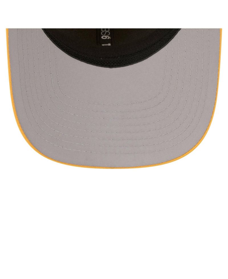 Men's Gold Pittsburgh Steelers Micro Badge 9SEVENTY Adjustable Hat