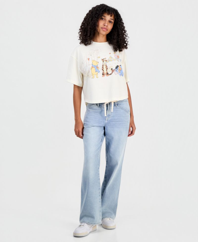Juniors' Pooh & Friends Boxy Tee