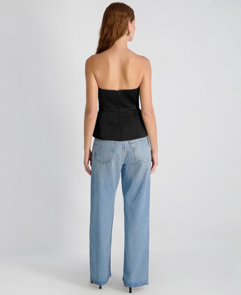 Women's York Satin in Christa Fleur Strapless Top