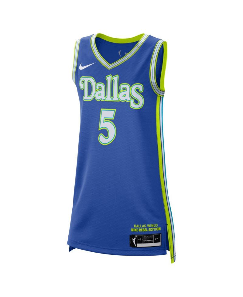 Men's and Women's Paige Bueckers Royal Dallas Wings Victory Jersey - Rebel Edition