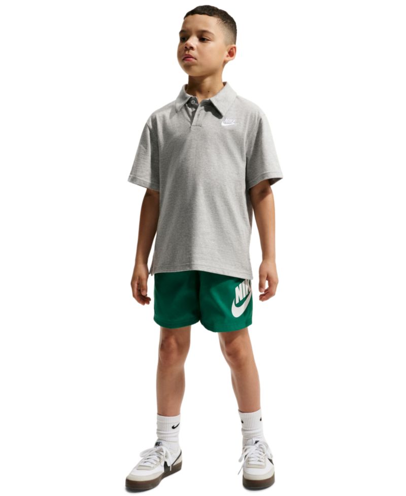 Boys' and Girls' 7-20 Sportswear Club Knit Short-Sleeve Polo Shirt