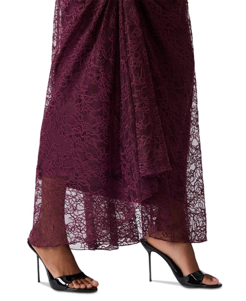 Izzi Halter Sleeveless Lace Dress