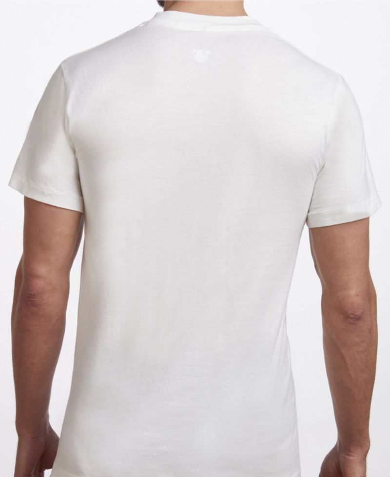 Premium Cotton Men's 2 Pack V-Neck Undershirt