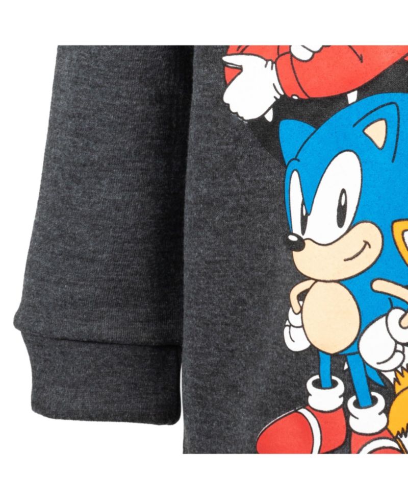 Boys Sonic the Hedgehog Fleece Half Zip Hoodie to