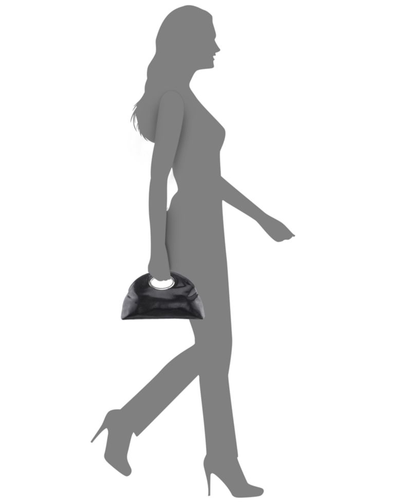 Jael Cut Out Handle Medium Clutch Handbag