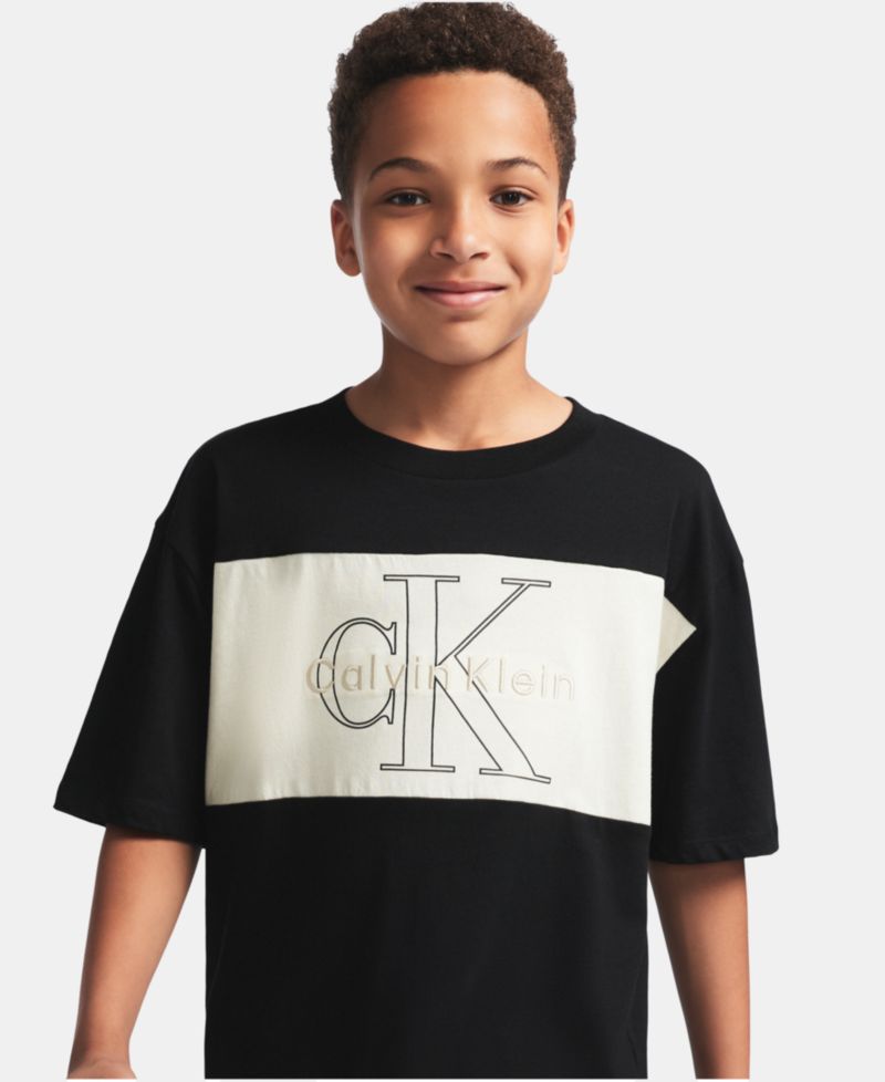 Boys' 8-20 Embroidered Short-Sleeve T-Shirt