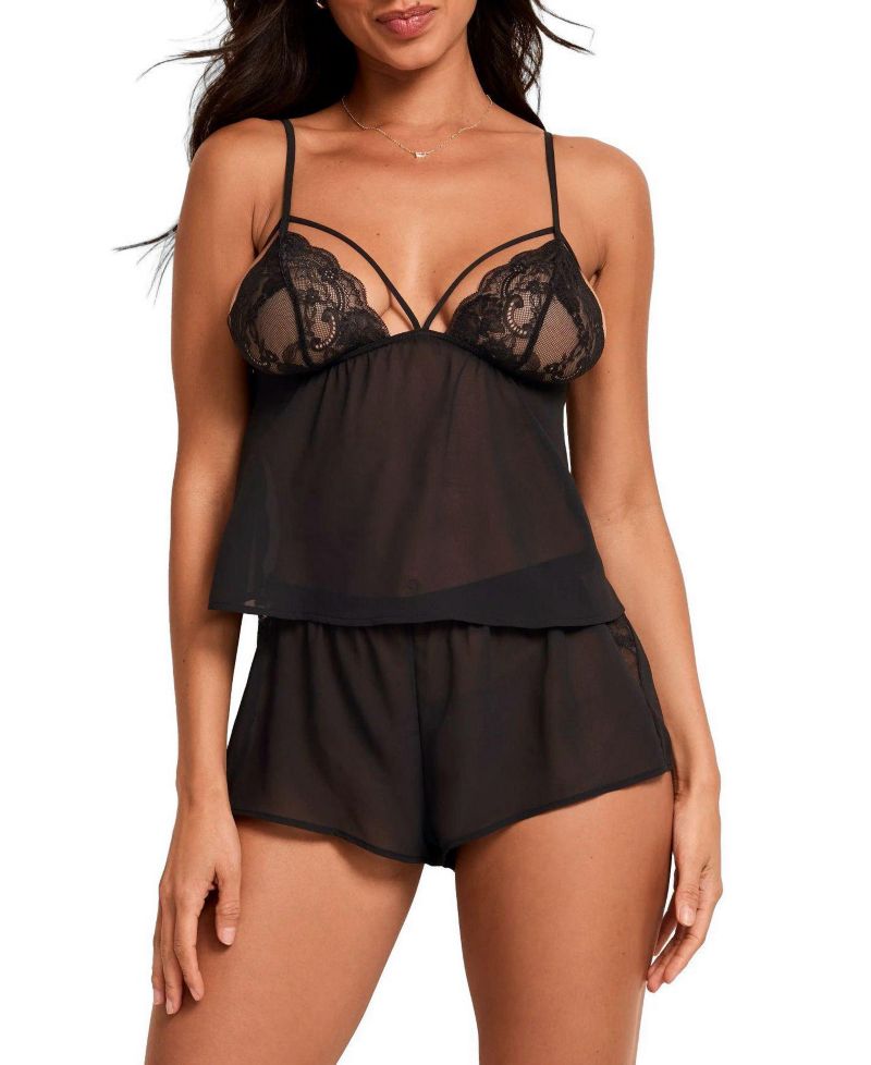 Women's Soraya Lace-Floral Cami and Short Set
