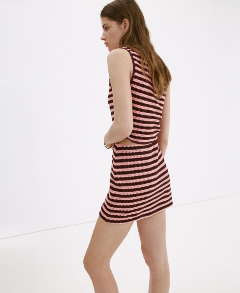 Women's Striped Knit Top