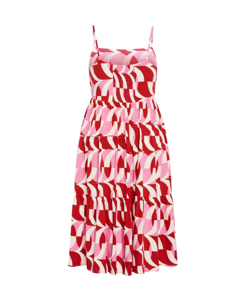 Plus Size Mystic Print Dress