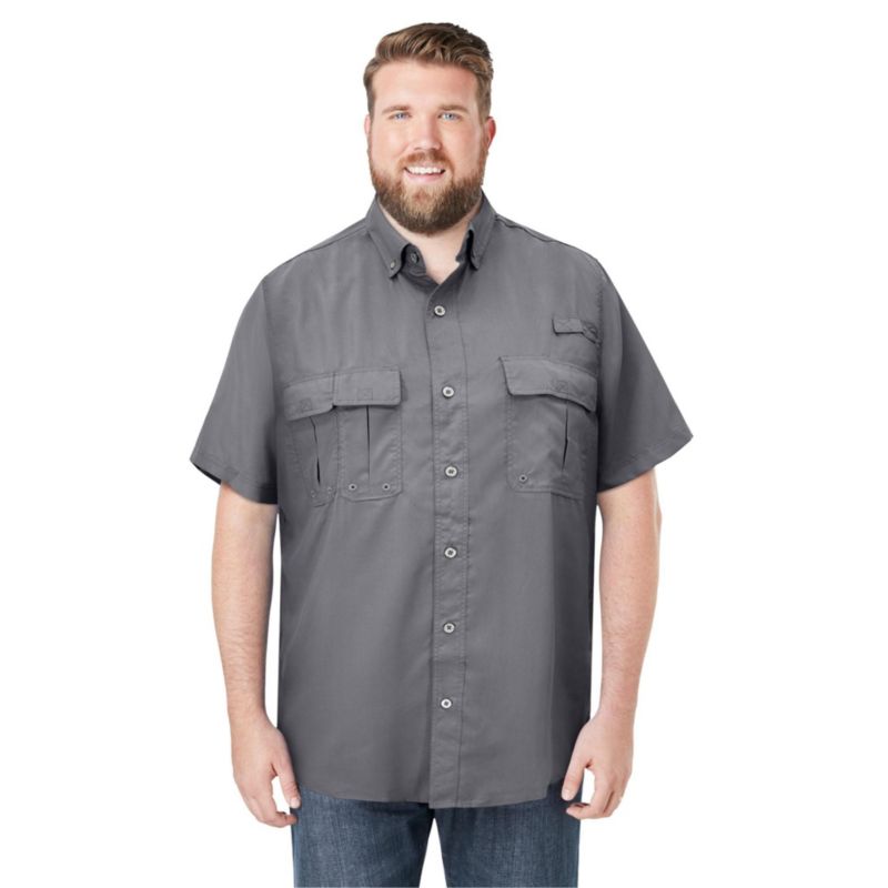 Men's by KingSize Off-Shore Short-Sleeve Sports Shirt