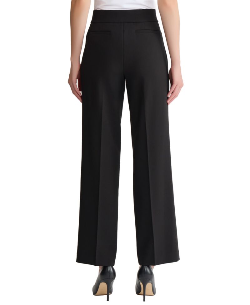 Women's Mid-Rise Diagonal Trousers