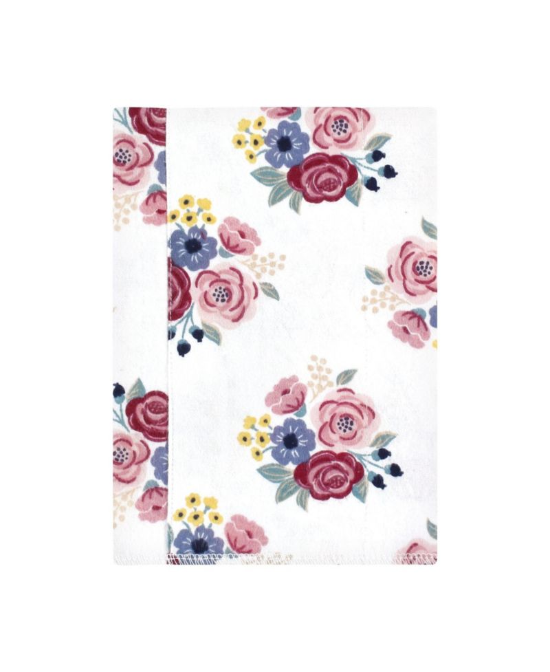 Girls 4Pk Flannel Burp Cloth (Cotton Poly)