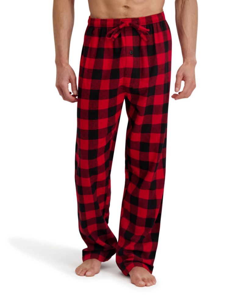 Men's Flannel Button Down Pajama Sleep Set