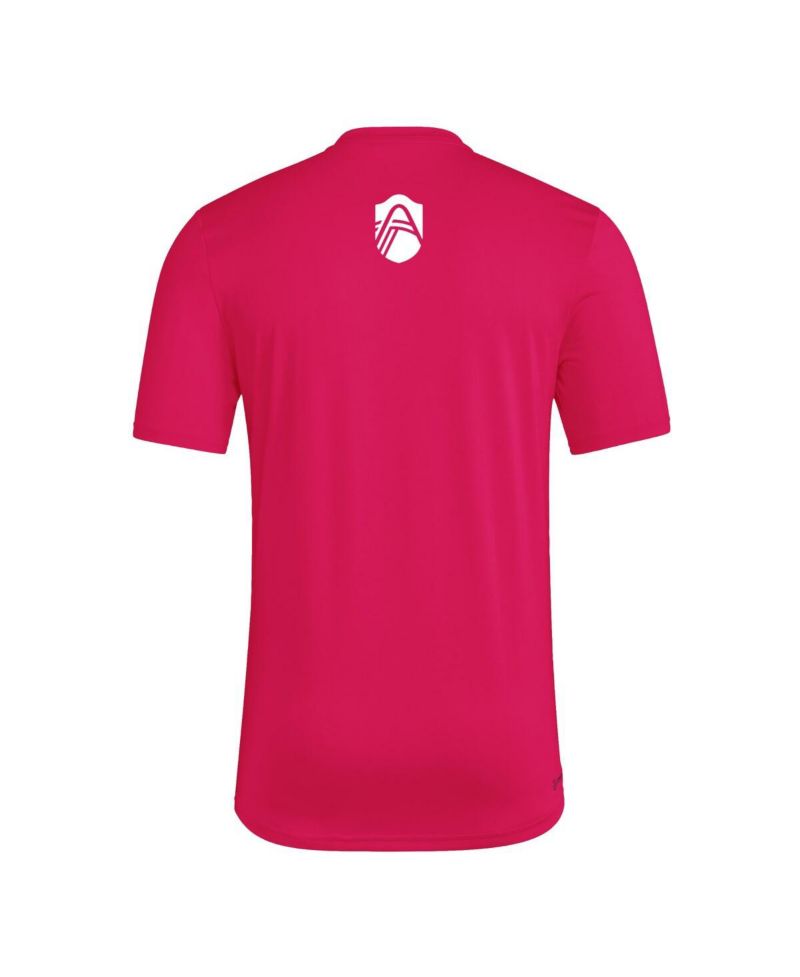 Men's Pink St. Louis City SC 2025 Jersey Hook AEROREADY T-Shirt