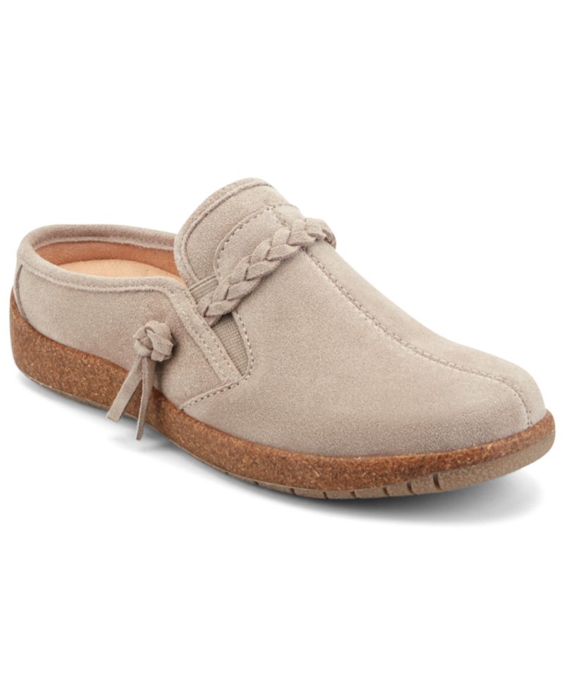 Women's Rosalin Suede Braided Slip-On Clogs