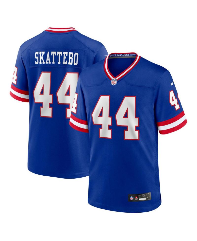 Men's Cam Skattebo Royal New York Giants Alternate 2 Legacy Game Jersey
